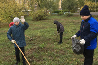 Отчет о Всероссийском экологическом субботнике «Зеленая Россия» в школ